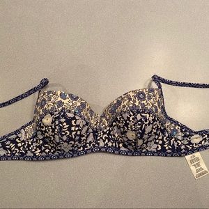 Jessica Simpson Patched Up bikini top